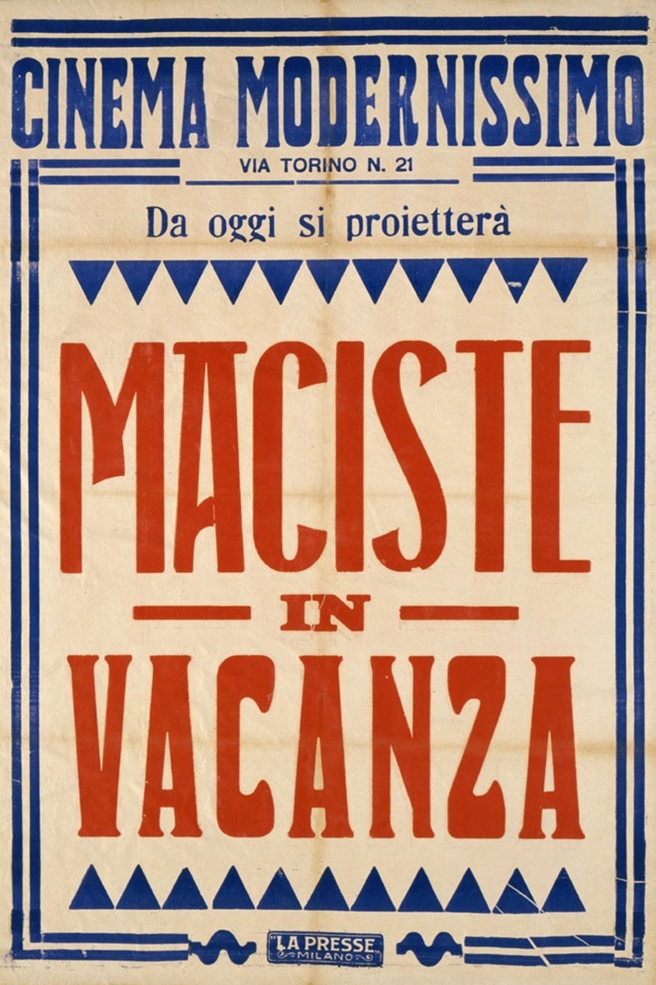 Maciste on His Vacation (1921)
