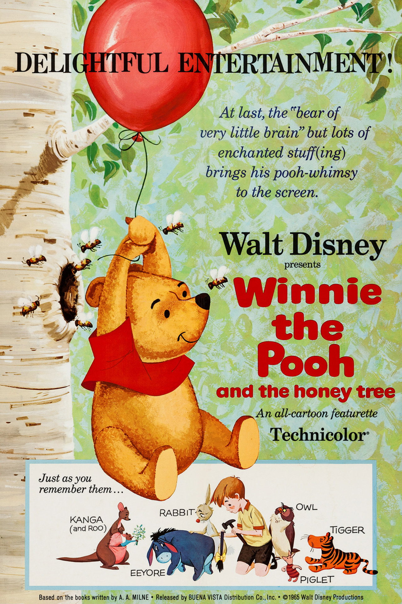 Winnie Puuh und der Honigbaum (1966) poster