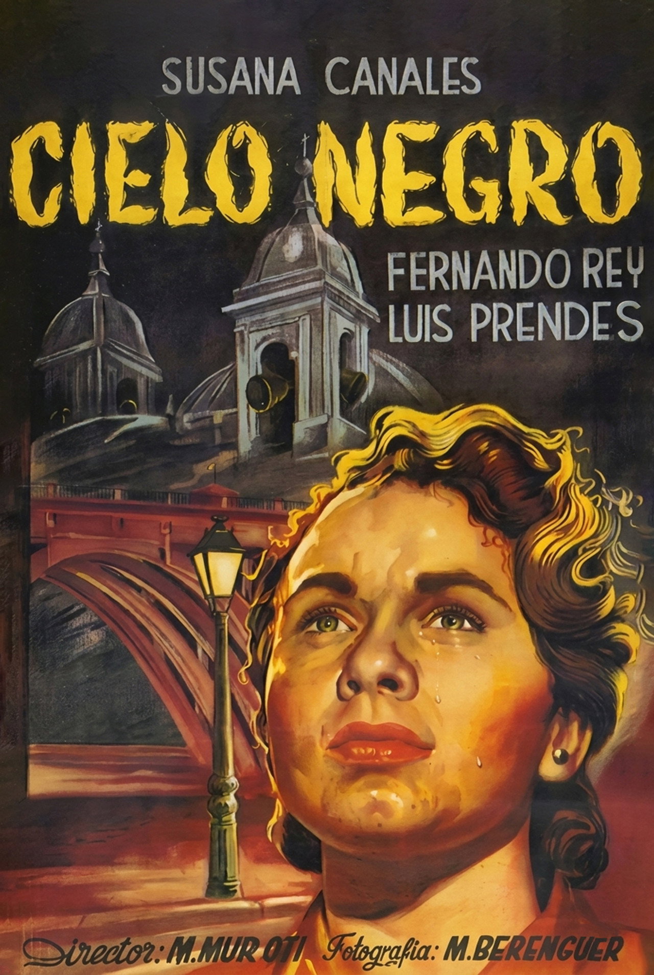 Cielo negro (1951) poster