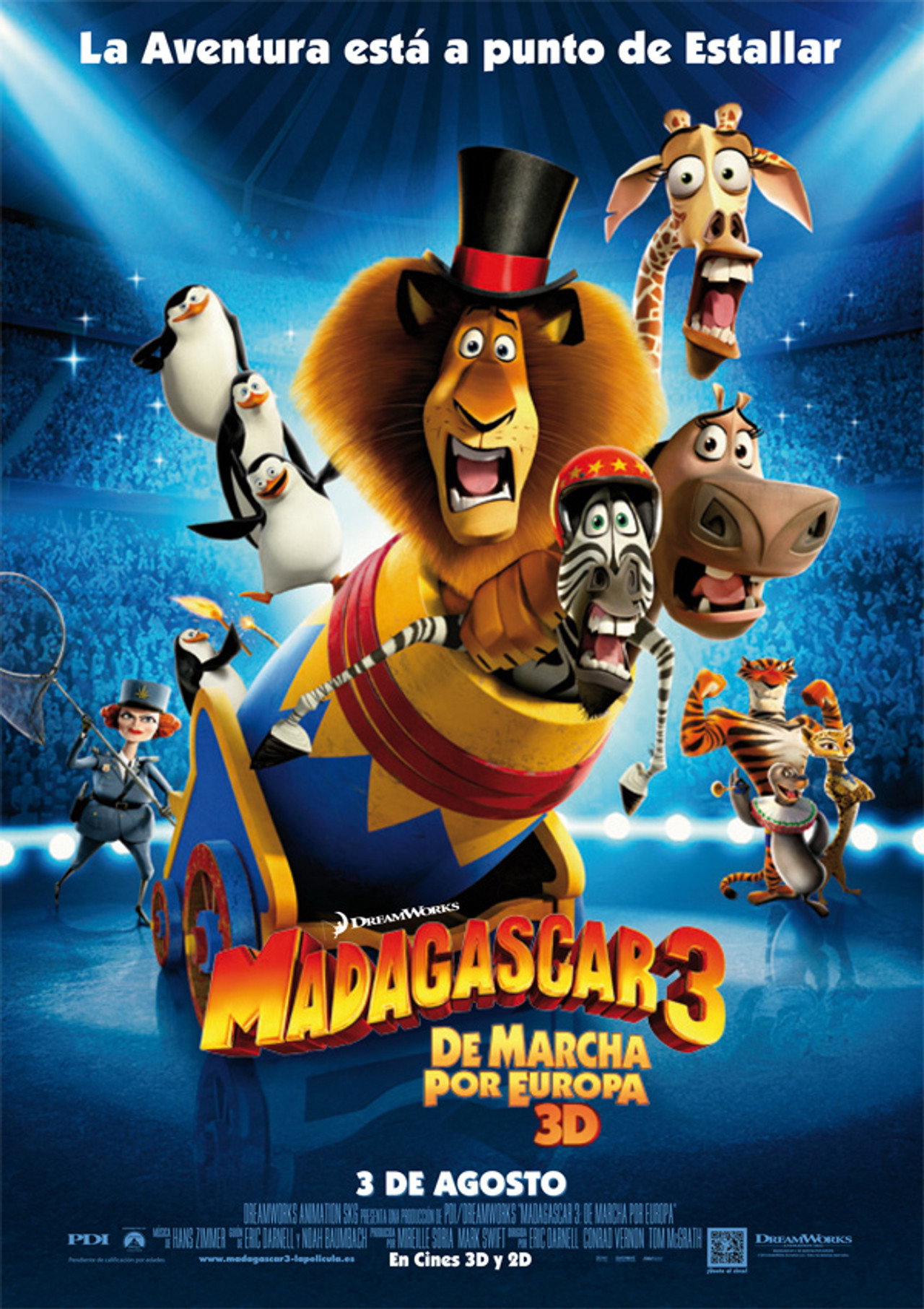 Madagascar 3: Los Fugitivos (2012)