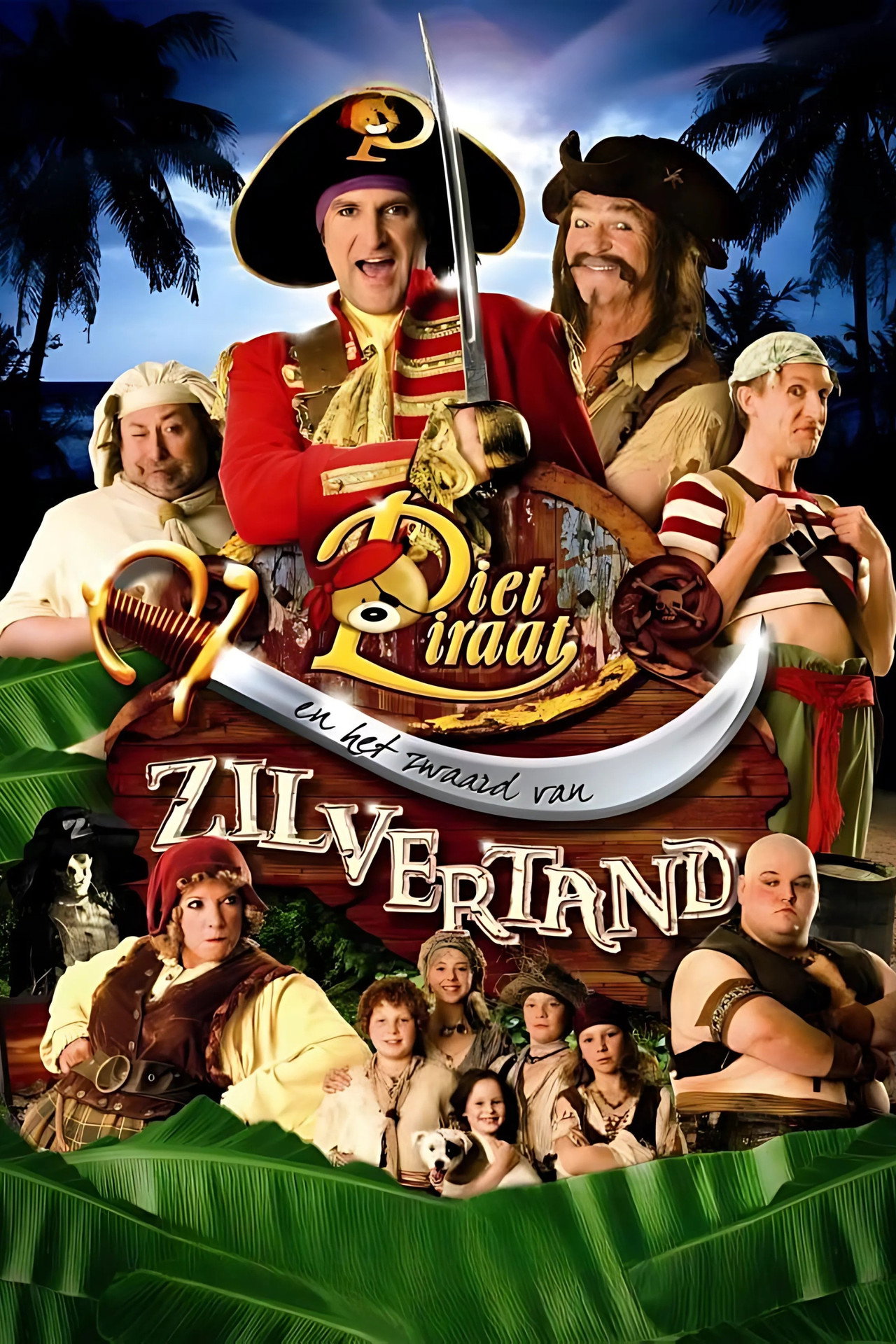 Piet Piraat en het zwaard van Zilvertand (2008) poster