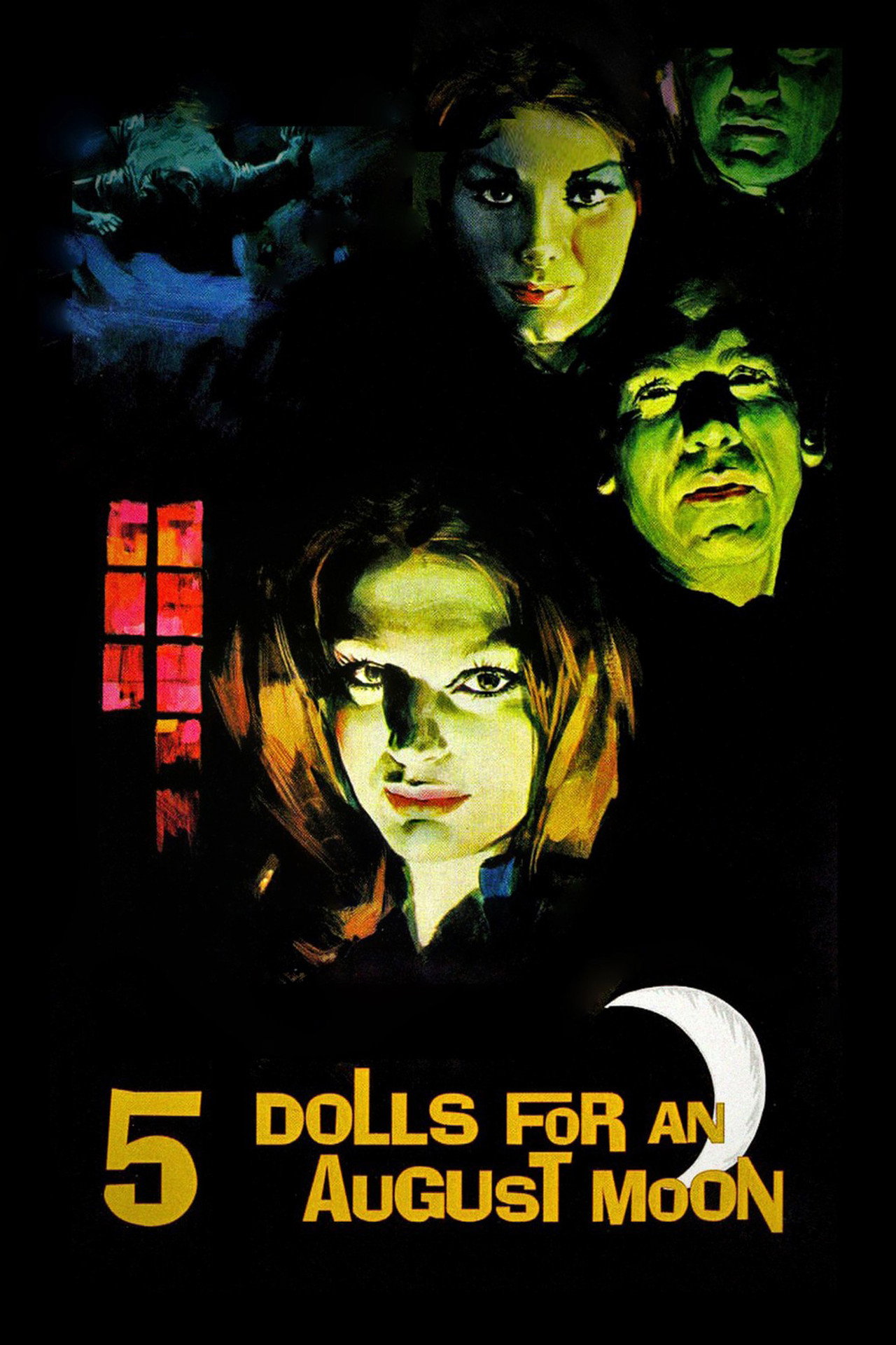 Пять кукол для августовской луны (1970) poster