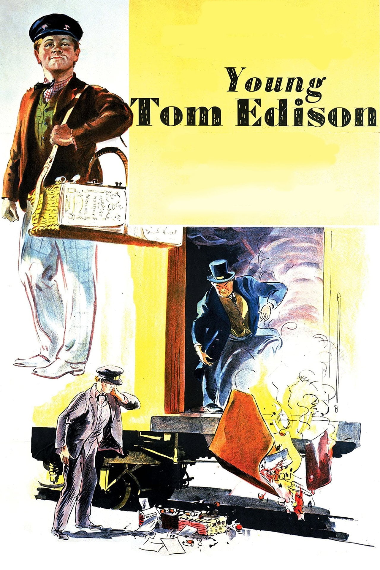 Jeune Tom Edison (1940) poster