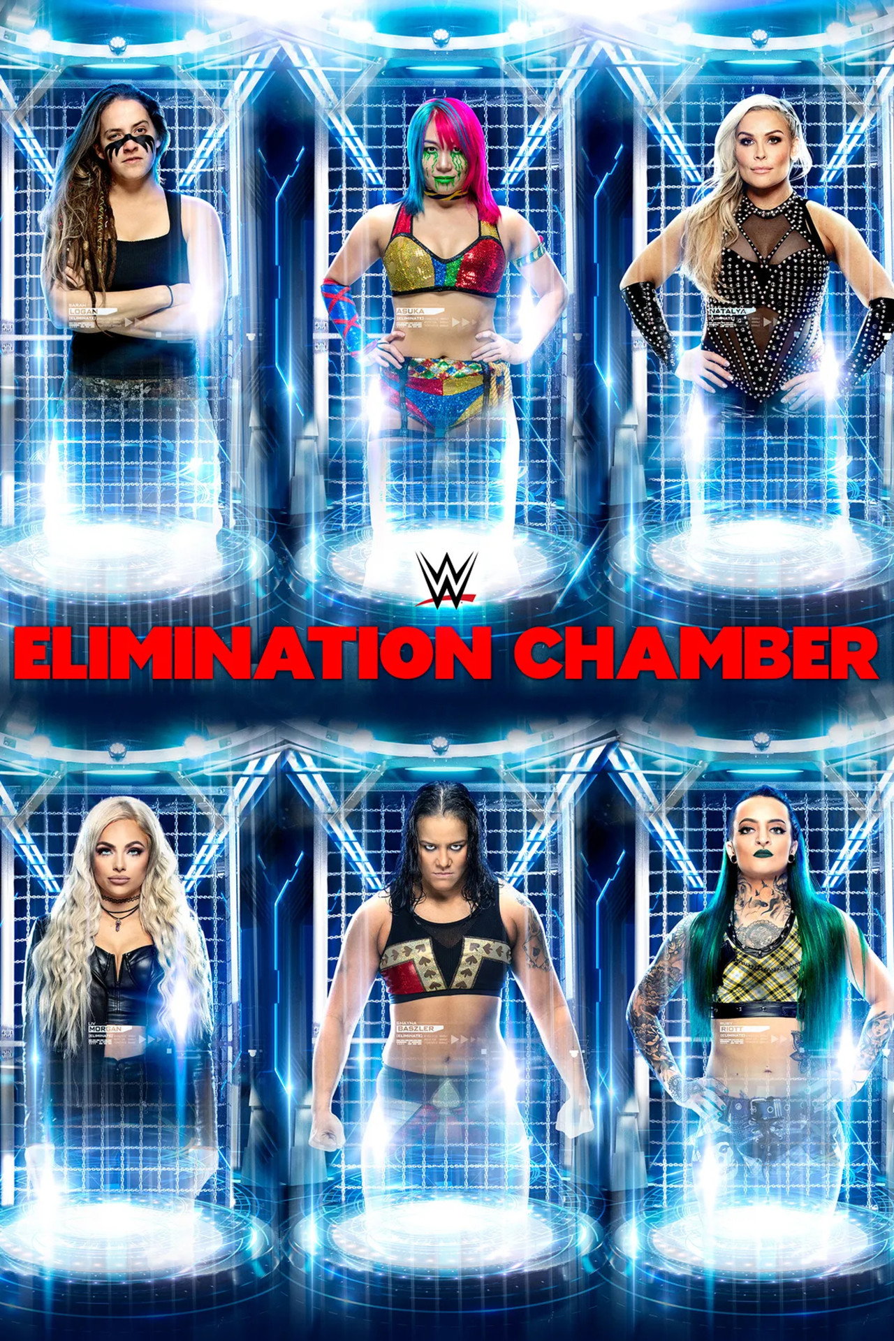 WWE Elimination Chamber (2020) poster