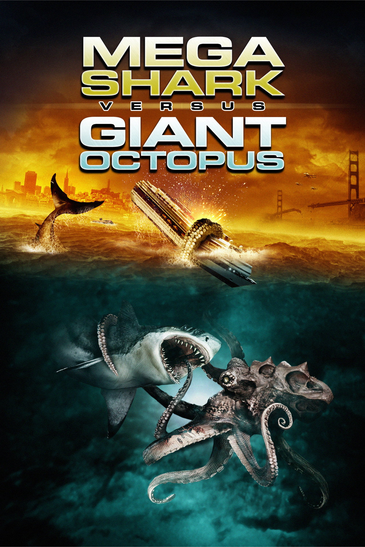 Megatiburón contra pulpo gigante (2009)