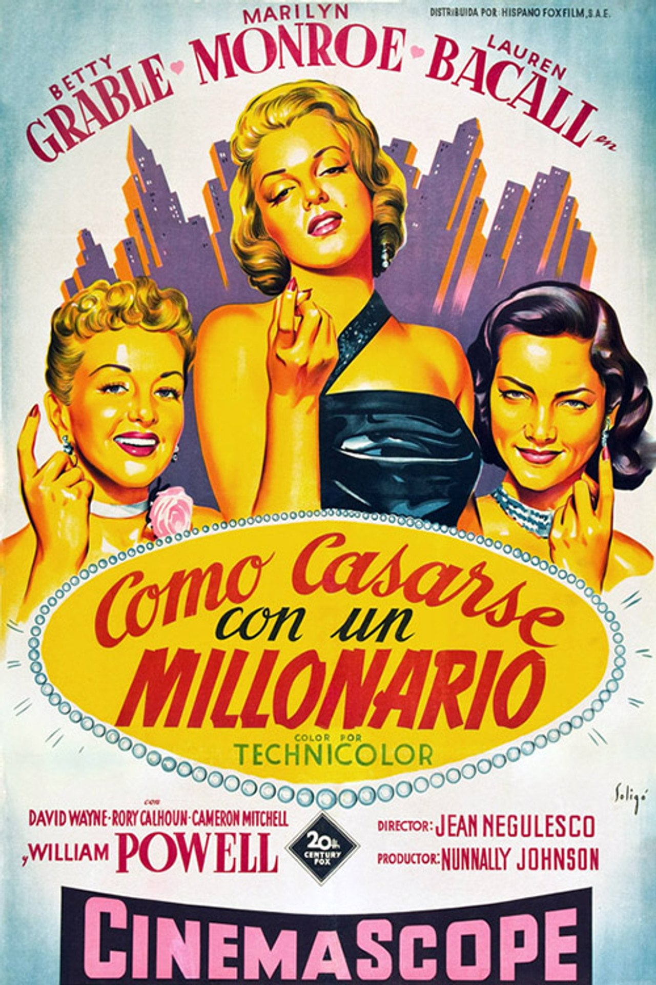 Cómo pescar un millonario (1953)