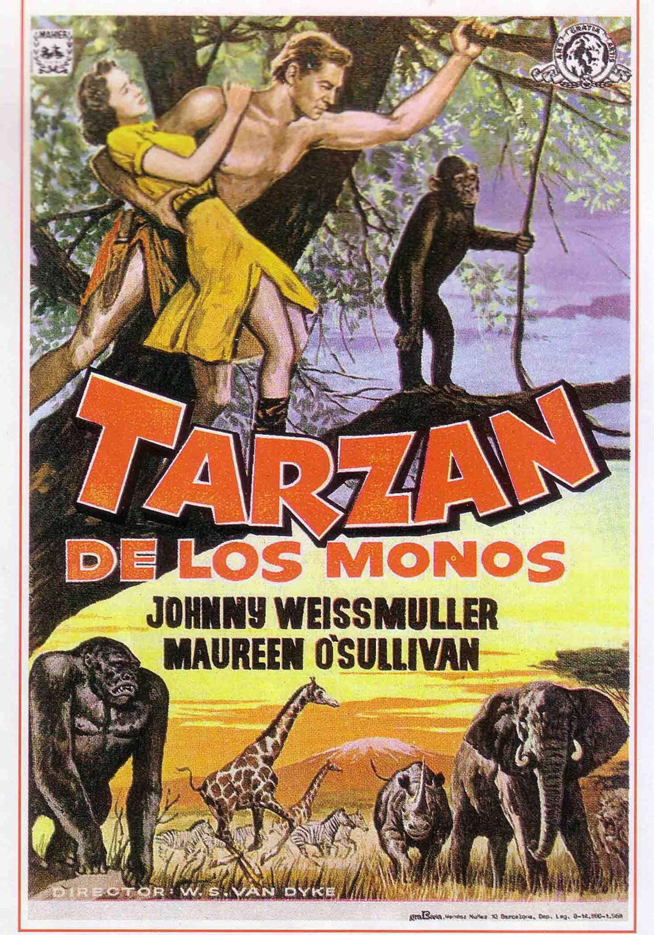 Tarzán, el hombre mono (1932) poster