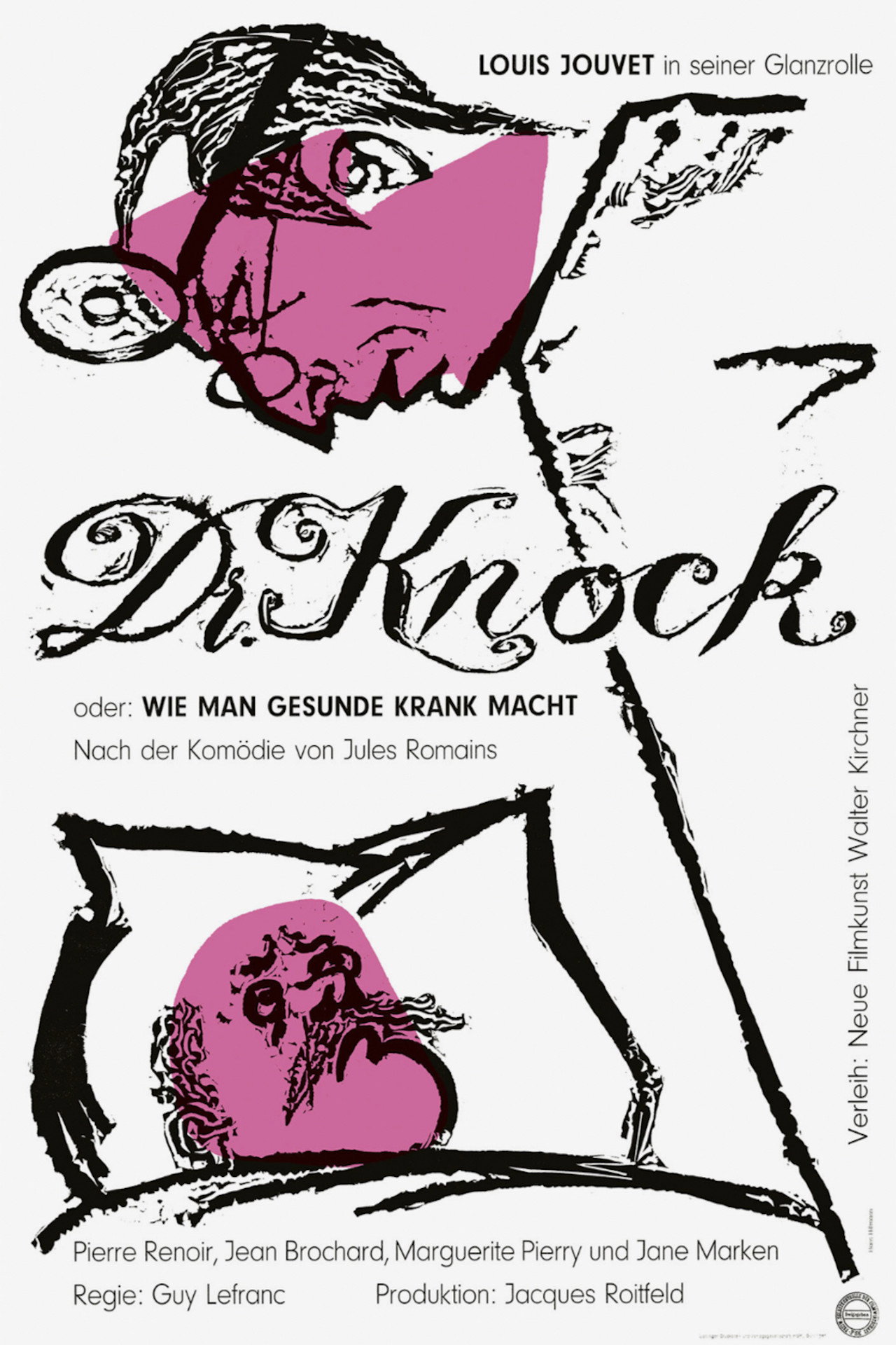Dr. Knock läßt bitten (1951) poster