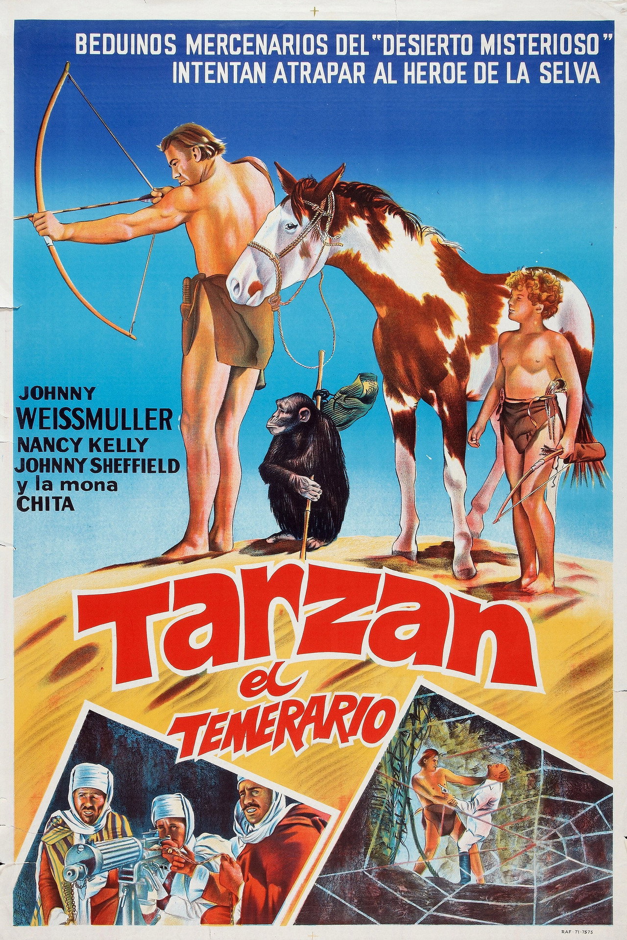 Tarzan el temerario (1943)
