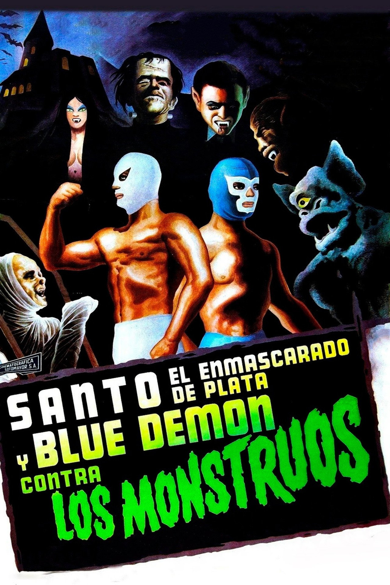 Santo and the Blue Demon Vs. the Monsters (1970)