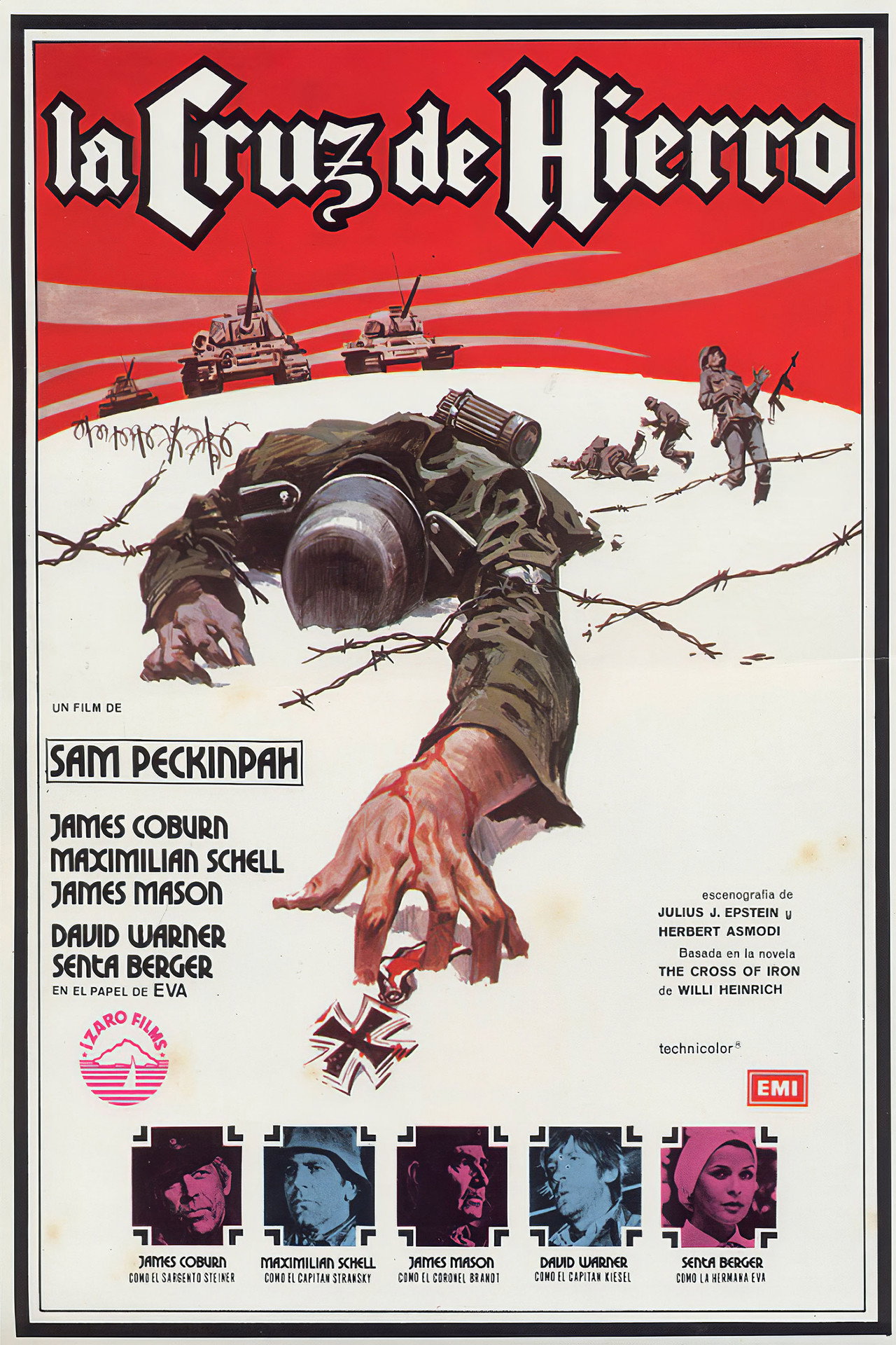 La cruz de hierro (1977) poster