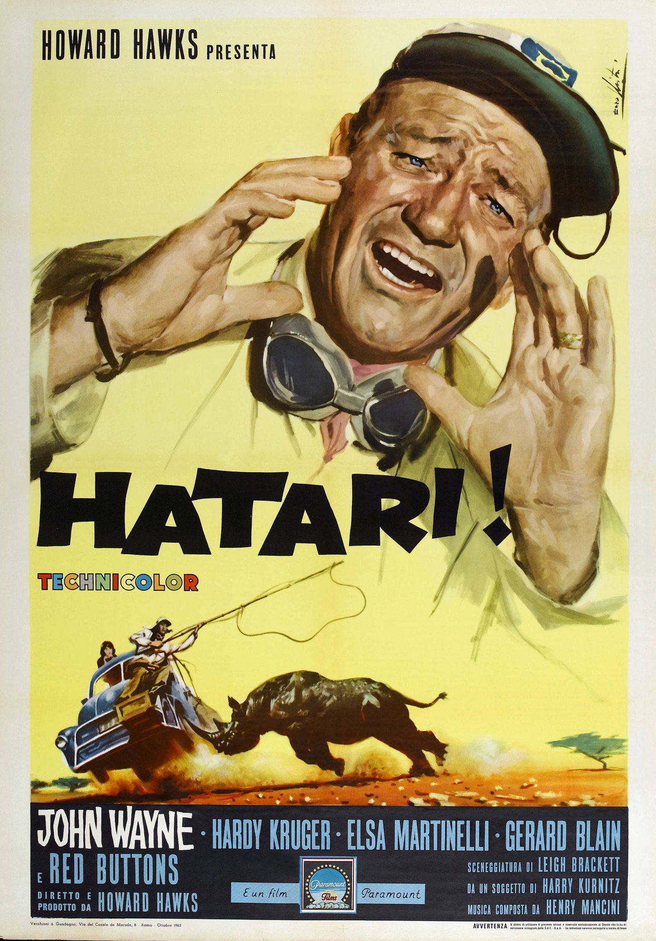 Hatari (1962) poster
