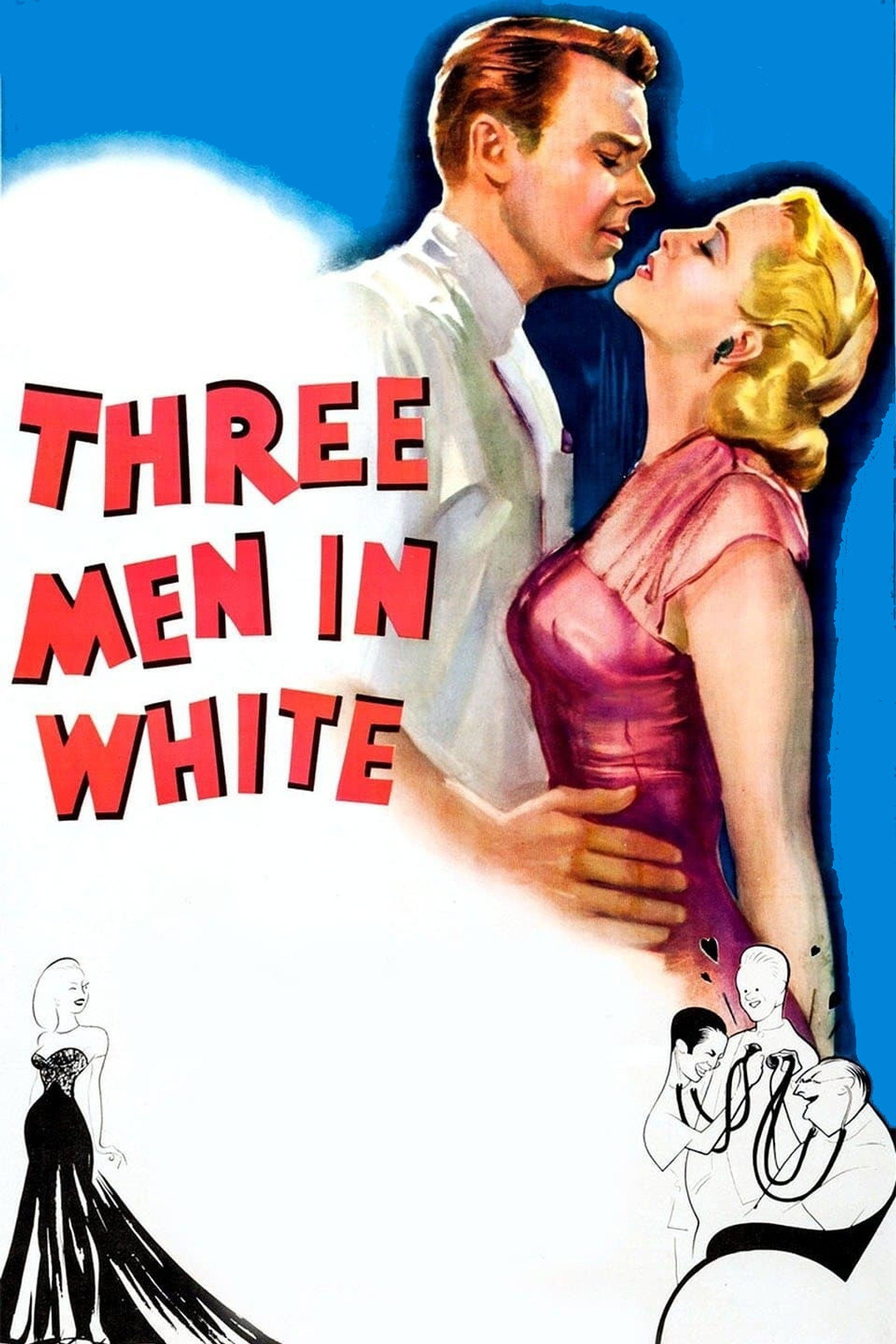 3 Men in White (1944) poster
