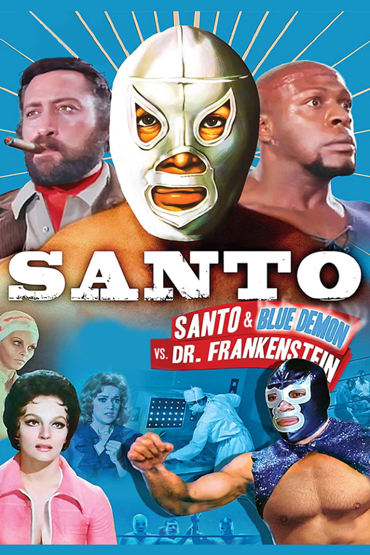 santo y blue demon contra el doctor frankenstein (1974)