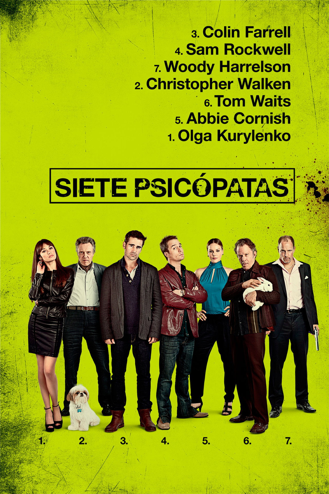 Siete Psicópatas (2012) - Película