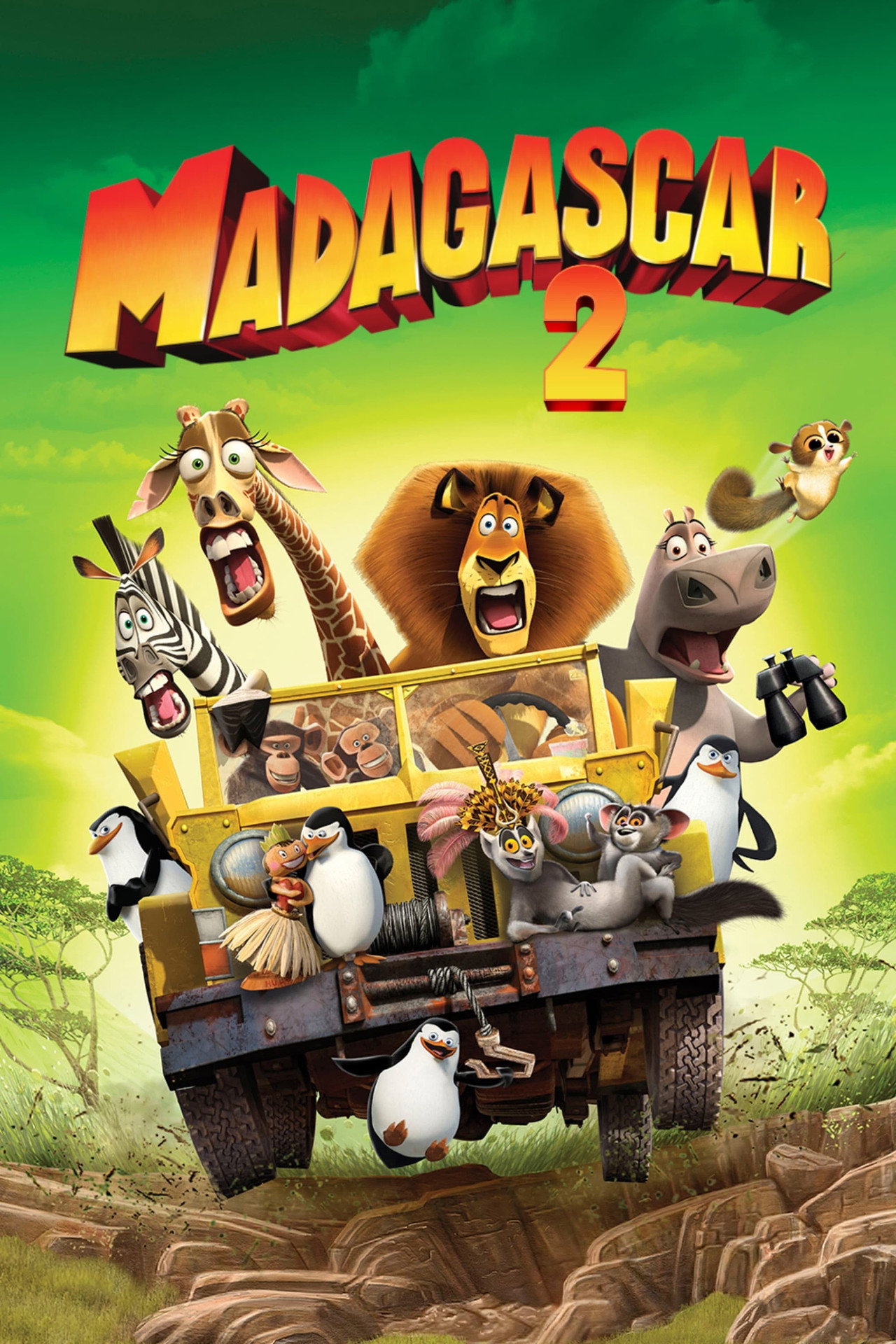 Madagascar 2: Escape de África (2008) poster